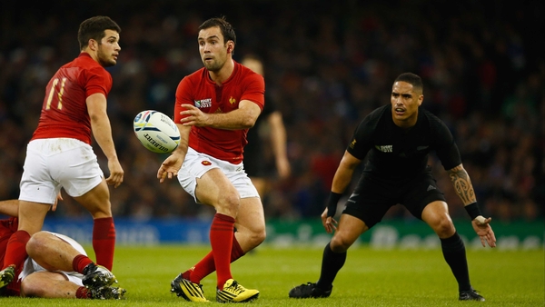 Morgan Parra in action against the All Blacks at the World Cup quarter-finals
