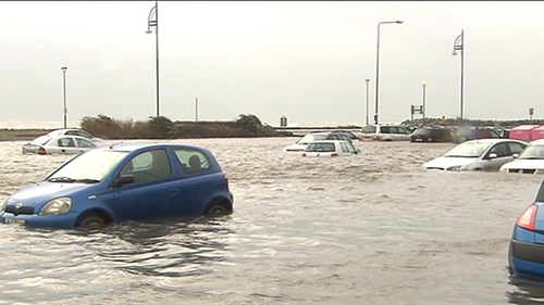 Flooding in Salthill, Co Galway, earlier this week