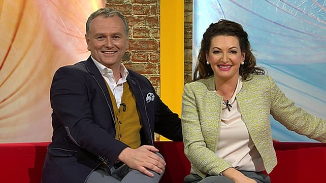 Dáithí Ó Sé with his Today co-presenter Maura Derrane