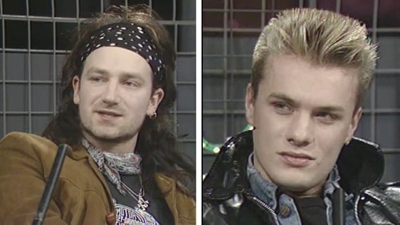 Bono and Larry Mullen 1986