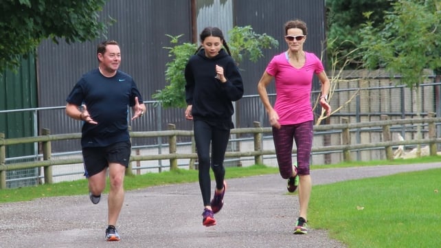 Neven Maguire being trained up by Sonia and her daughter, Sophie