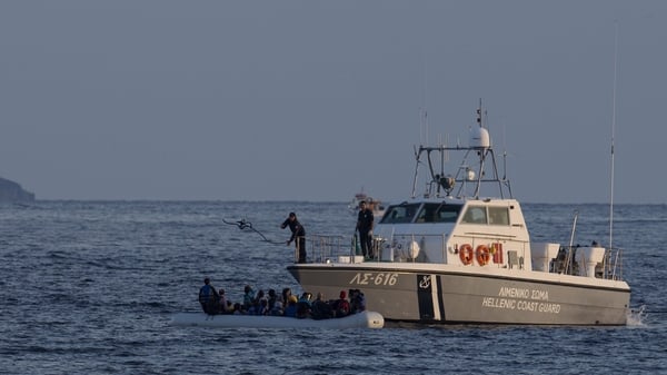 The Greek coastguard said that those rescued reported that there are still more people missing (file image)