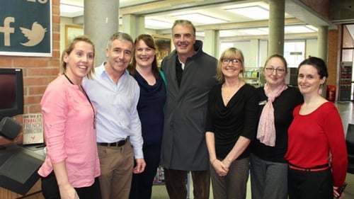 Actor Chris Noth aka Sex and The City's Mr Big at Cavan Library