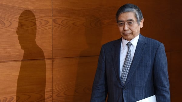 Bank of Japan Governor Haruhiko Kuroda warns of growing risks to Japanese economy