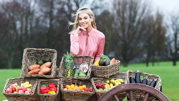 Pippa O'Connor encouraging us to eat our 5-a-day