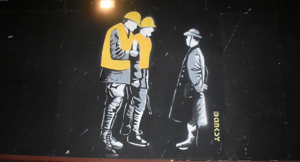 Bansky has denied that he is responsible for the Moore Street mural