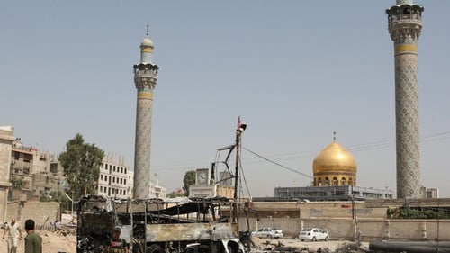 The shrine south of the capital contains the grave of a granddaughter of the Prophet Mohammed and is particularly revered as a pilgrimage site by Shia Muslims