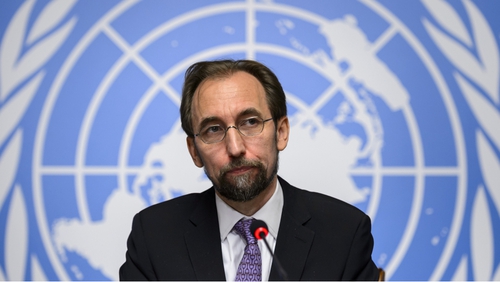 The UN human rights chief accused the Syrian government of orchestrating an "apocalypse"