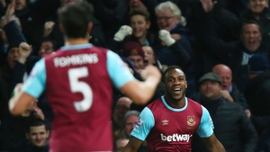 Michail Antonio was on the mark for the Hammers