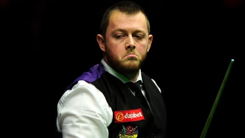 Mark Allen managed a break of 121 before exiting