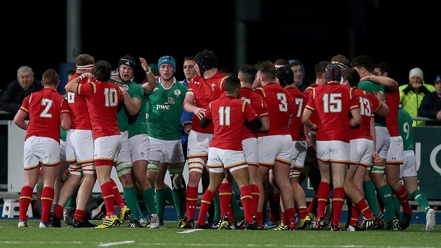 Tempers boil over in the first half 