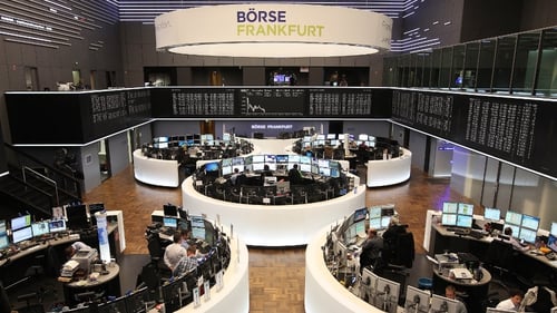 German stocks led the move downward, with the country's main DAX index down by over 0.2%, pulling the main pan-European broader Euro STOXX 600 index lower by a similar amount