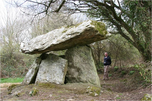 Dolmen burial mound