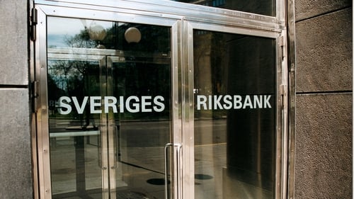 Sweden's Riksbank first moved its key rate into negative territory last February (pic - credit Riksbank)