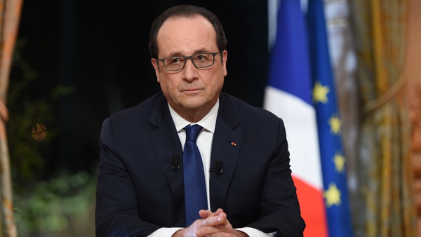 Hollande has urged Russia to halt its support of Bashar al-Assad