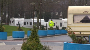 The nine Traveller families had been given a legal warning to vacate the area by Galway City Council