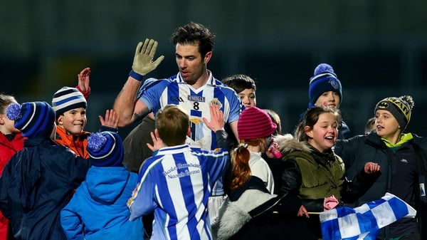 Michael Darragh Macauley was popular among the young Ballyboden supporters after the game