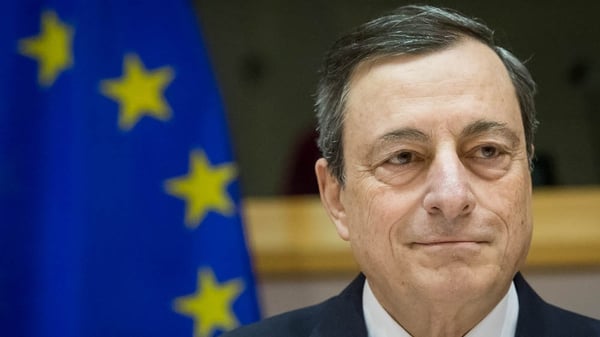 ECB chief Mario Draghi said that central banks can benefit from an alignment of policies