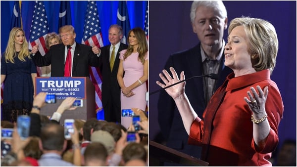 Donald Trump and Hillary Clinton solidified their positions as the front-runners to win their parties' respective nominations