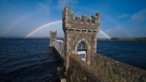Rainbow at Vartry Reservoir, outside Roundwood, Co Wicklow (Pic: Patrick Rushe)