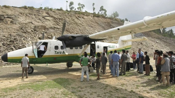 A Tara Air Twin Otter aircraft, similar to the one which crashed