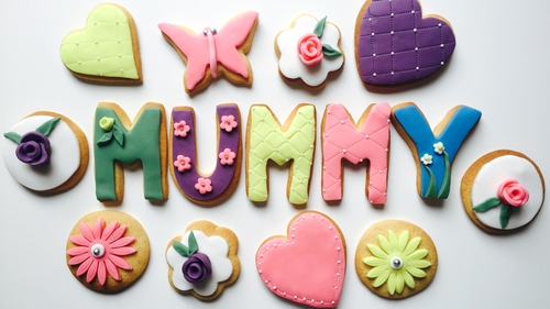 Mother's Day Iced Cookies