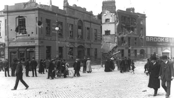 Ruins of Liberty Hall after the Rising.
RTÉ Stills Library