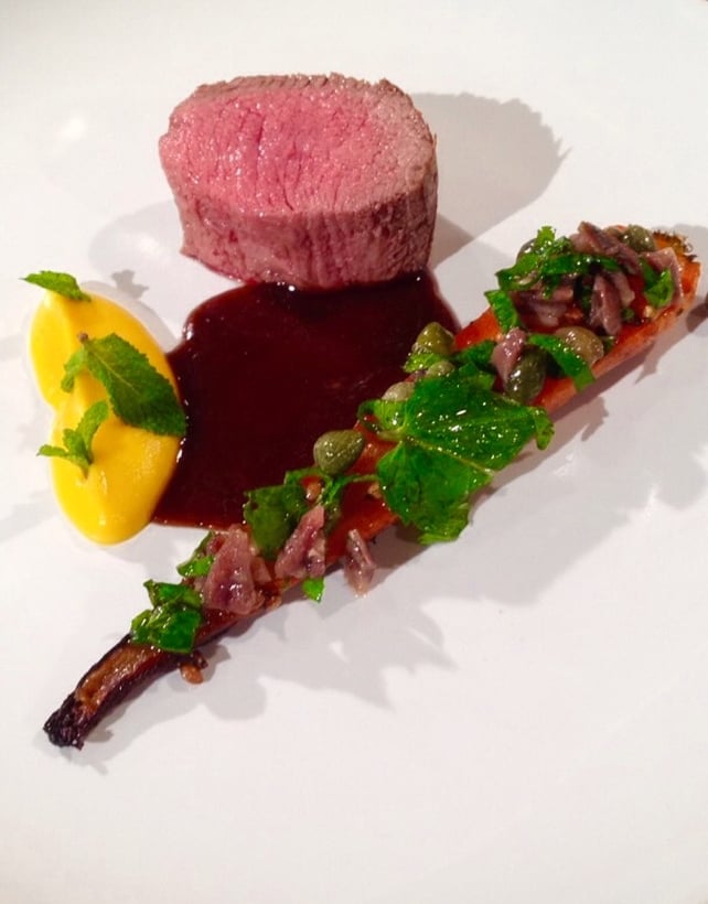 Mark Moriarty's lamb dish