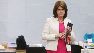 Joan Burton said she will not be deciding about her future as Labour leader until she knows the outcome for the party in terms of seats