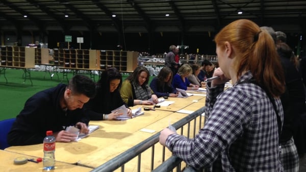 A recount got under way in Dublin South Central this afternoon