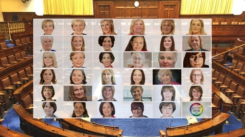 A record 35 women were elected to the 32nd Dáil