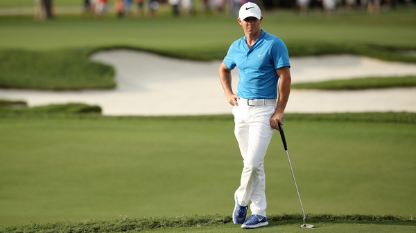 McIlroy showed great form on the greens in his second round in Florida