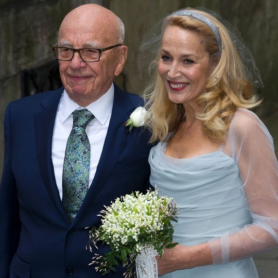 Rupert Murdoch and Jerry Hall marry in second ceremony