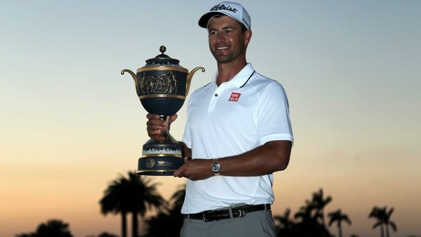 Adam Scott has won consecutive events on the PGA Tour