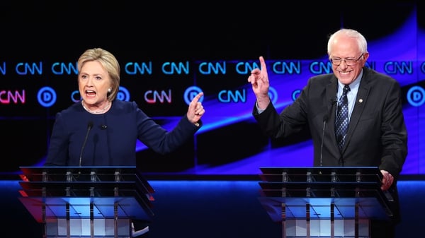 Hillary Clinton and Bernie Sanders competed for the Democratic nomination to run for the US Presidency in 2016