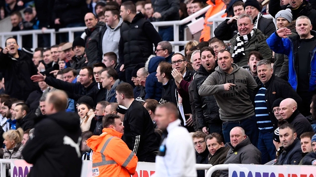 Newcastle fans vent their anger towards McClaren