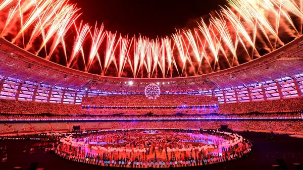The closing ceremony of the European Games in Baku, 2015