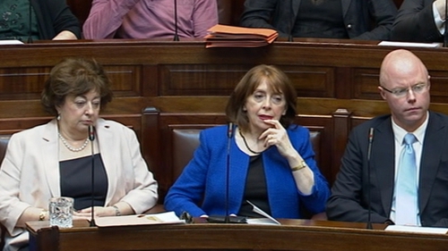 Catherine Murphy (left) said Fianna Fáil and Fine Gael must work together