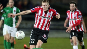 Ronan Curtis was on target for Derry