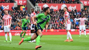 Graziano Pelle was back on the scoresheet for the Saints