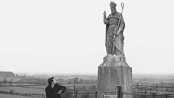 St Patrick Statue on Hill of Tara