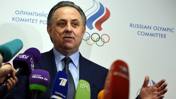 Russia's Sports Minister Vitaly Mutko