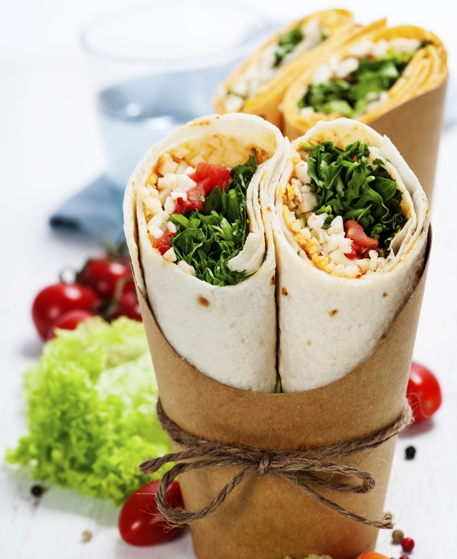 Wraps are a great way to pack in nutrition on the go Wraps are a great way to pack in nutrition on the go