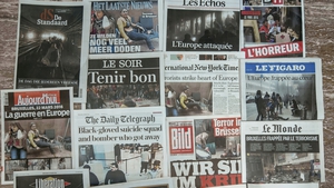 Front pages following the attacks