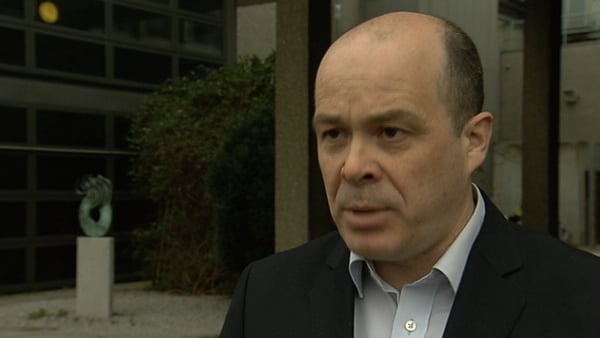Denis Naughten was detained in the hospital overnight for observation