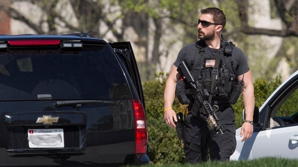 Gunshots were heard in the US Capitol visitors centre