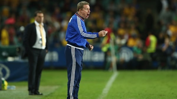 Jordan head coach Harry Redknapp during the World Cup qualifier against Australia
