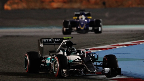 Nico Rosberg en route to victory