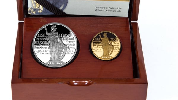The new coins to mark the Proclamation of the Irish Republic are available to buy from today