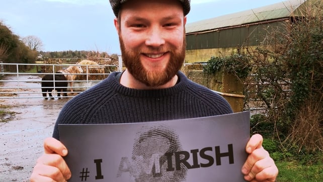 Tonight at 9.30pm on RTÉ 2 Kilkenny farmer Gareth Alcorn. I am Irish, Tonight at 9.30pm on RTÉ 2